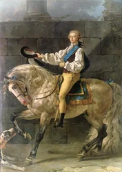 Rytterportræt af Stanislas Kostka Potocki (1755-1821) 1781
